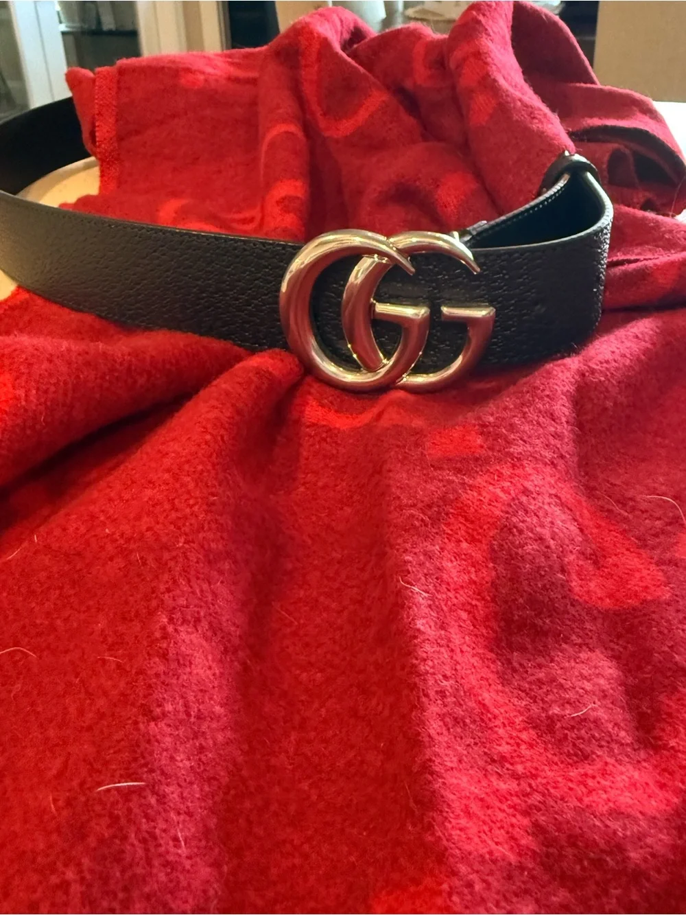Gucci black  Leather belt